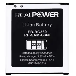 Realpower Samsung Uyumlu Galaxy Core Prime G360 G361 Batarya 2200Mah