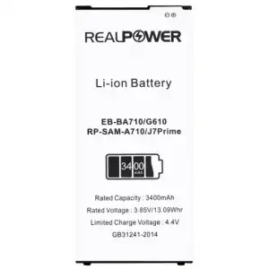 Realpower Samsung Uyumlu Galaxy J7 Prime G610 Batarya 3500Mah