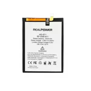 Realpower Samsung Uyumlu Galaxy M11 M115 Batarya 5000Mah