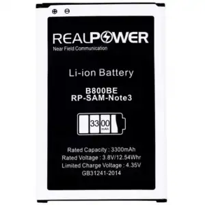 Realpower Samsung Uyumlu Galaxy Note 3 N9000 N9005 NFC Batarya 3300Mah
