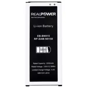 Realpower Samsung Uyumlu Galaxy Note 4 Edge N915 NFC Batarya 3200Mah