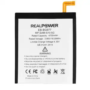 Realpower Samsung Uyumlu Galaxy S10 5G G977 Batarya 4700Mah