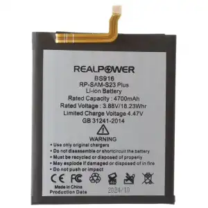 Realpower Samsung Uyumlu Galaxy S23 Plus S916 Batarya