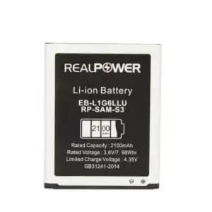 Realpower Samsung Uyumlu Galaxy S3 I9300 Batarya 2100Mah