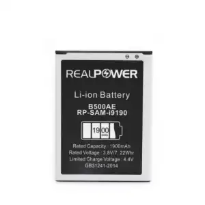 Realpower Samsung Uyumlu Galaxy S4 Mini I9190 Batarya 1900Mah