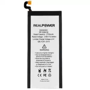 Realpower Samsung Uyumlu Galaxy S6 G920 Batarya 2750Mah