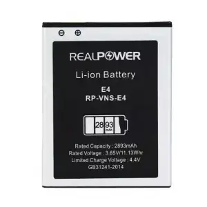 Realpower Vestel Uyumlu Venüs E4 Batarya 2893Mah