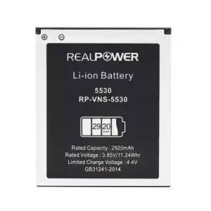 Realpower Vestel Uyumlu Venüs V3 5530 Batarya 2920Mah
