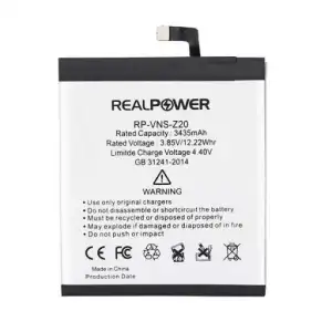 Realpower Vestel Uyumlu Venüs Z20 Batarya 3435Mah