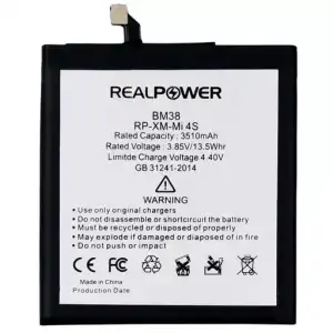 Realpower Xiaomi Uyumlu Mi 4S Batarya 3510Mah