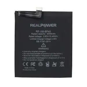 Realpower Xiaomi Uyumlu Mi 9T Pro Batarya 4000Mah