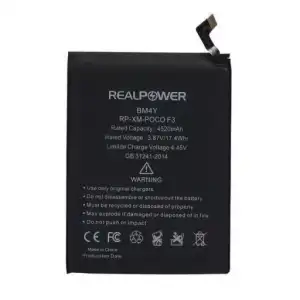 Realpower Xiaomi Uyumlu POCO F3 Batarya Pil