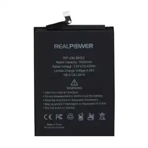 Realpower Xiaomi Uyumlu Redmi 9 Batarya 5020Mah