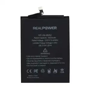 Realpower Xiaomi Uyumlu Redmi 9A Batarya 5020Mah