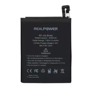 Realpower Xiaomi Uyumlu Redmi Note 6 Pro Batarya 4000Mah