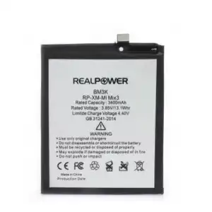 Realpower Xiaomi Uyumlu Redmi Note 7 Pro Batarya 3400Mah