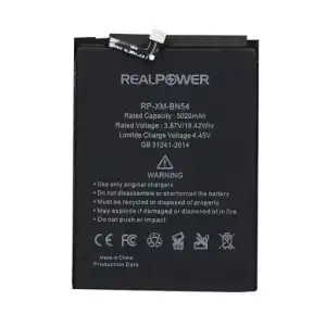 Realpower Xiaomi Uyumlu Redmi Note 9 Pro Batarya 5020Mah