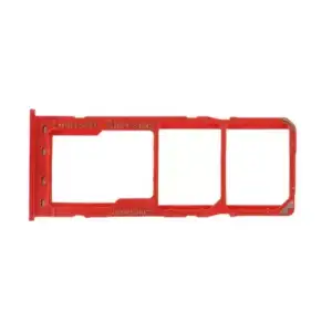 Samsung Uyumlu Galaxy A10 A105 Sim Kart Tepsisi Kırmızı