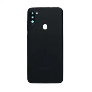 Samsung Uyumlu Galaxy A11 A115 Kasa Kapak Siyah Çıtasız