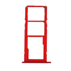 Samsung Uyumlu Galaxy A11 A115 Sim Kart Tepsisi Kırmızı