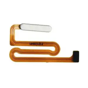 Samsung Uyumlu Galaxy A12 A125 Home Tuş Bordu On Off Power Filmi Flex Beyaz