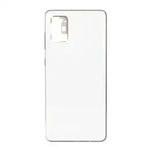 Samsung Uyumlu Galaxy A71 A715 Kasa Kapak Beyaz Çıtasız