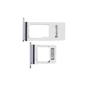 Samsung Uyumlu Galaxy A8 2018 A530 Sim Kart Tepsisi Violet