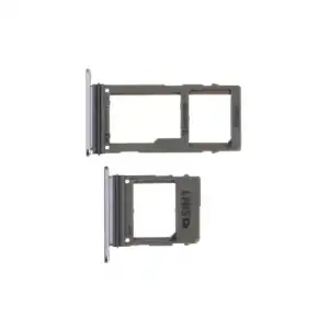 Samsung Uyumlu Galaxy A8 2018 A530 Sim Kart Tepsisi Violet Çift