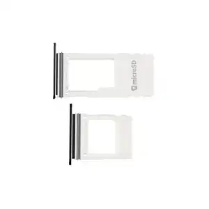 Samsung Uyumlu Galaxy A8 Plus 2018 A730 Sim Kart Tepsisi Siyah Çift