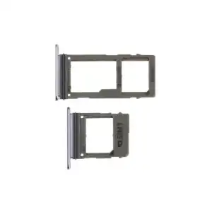 Samsung Uyumlu Galaxy A8 Plus 2018 A730 Sim Kart Tepsisi Violet Çift