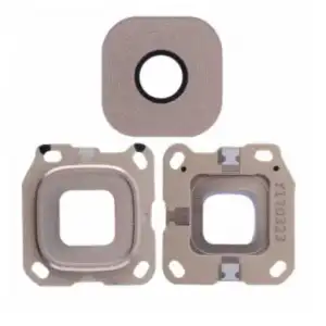 Samsung Uyumlu Galaxy C7 Pro C7010 Kamera Lensi Gold