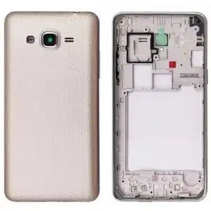 Samsung Uyumlu Galaxy Grand Prime Plus G532 Kasa Kapak Gold Çıtasız