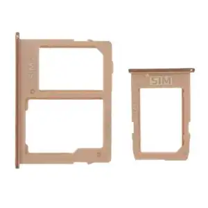 Samsung Uyumlu Galaxy J4 Plus J415 Sim Kart Tepsisi Gold Çift