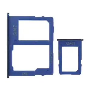 Samsung Uyumlu Galaxy J4 Plus J415 Sim Kart Tepsisi Mavi Çift