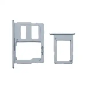 Samsung Uyumlu Galaxy J5 Pro 2017 J530 Sim Kart Tepsisi Silver Çift