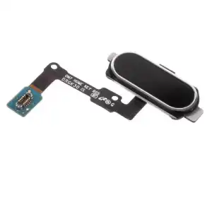 Samsung Uyumlu Galaxy J7 Prime G610 Home Parmak Okuyucu Filmi Flex Siyah