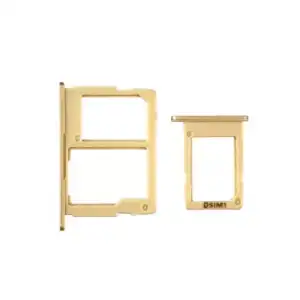Samsung Uyumlu Galaxy J7 Prime G610 Sim Kart Tepsisi Gold Çift