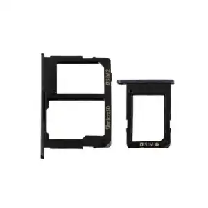Samsung Uyumlu Galaxy J7 Prime G610 Sim Kart Tepsisi Siyah Çift