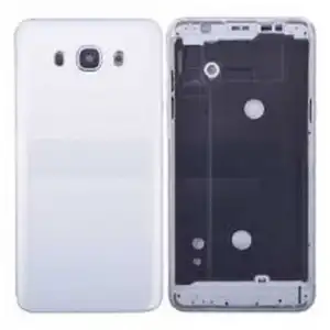 Samsung Uyumlu Galaxy J710 Kasa Kapak Beyaz Çıtalı