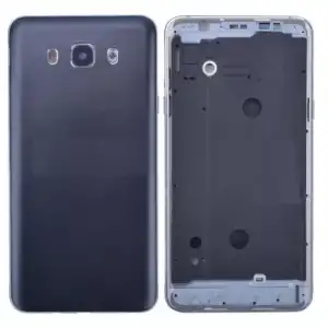 Samsung Uyumlu Galaxy J710 Kasa Kapak Siyah Çıtalı