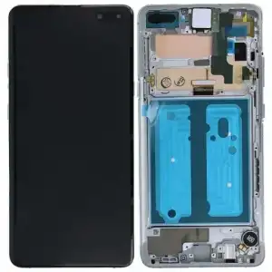Samsung Uyumlu Galaxy S10 5G G977B Lcd Ekran Dokunmatik Silver Servis Gh82-20442A