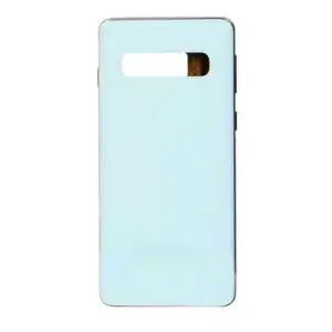 Samsung Uyumlu Galaxy S10 G973 Kasa Kapak Beyaz Çıtalı