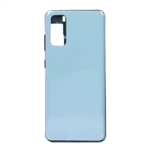 Samsung Uyumlu Galaxy S20 G980 Kasa Kapak Mavi Çıtalı