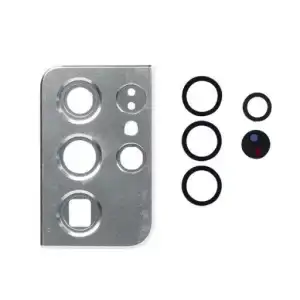 Samsung Uyumlu Galaxy S21 Ultra 5G G998 Kamera Lensi Gümüş