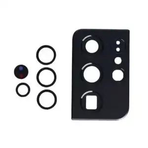 Samsung Uyumlu Galaxy S21 Ultra 5G G998 Kamera Lensi Siyah