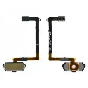 Samsung Uyumlu Galaxy S6 Edge Plus G928 Home Tuş Bordu Filmi Gold