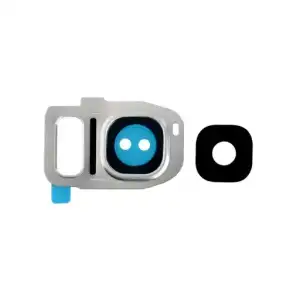 Samsung Uyumlu Galaxy S7 Edge G935 Kamera Lensi Gümüş