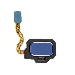 Samsung Uyumlu Galaxy S8 G950 Home Parmak Okuyucu Film Flex Mavi
