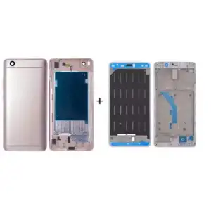 Xiaomi Uyumlu Mi 5S Kasa Kapak Gold Çıtalı