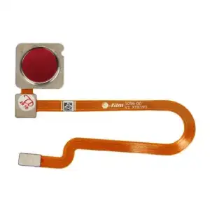 Xiaomi Uyumlu Mi 8 Lite Home Parmak Okuyucu Filmi Flex Kırmızı